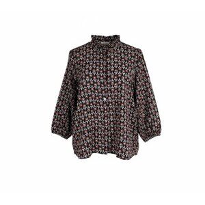 Mod’s Mahal Floral Button Up Shirt Womens Size M Block Print Boho Cotton Prairie